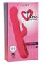 Throb Flutter Silicone Rechargeable Vibrator - Pink